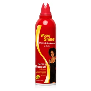 Professional Moisturizing Hair Braiding Mousse for Natural Hair Long Lasting Styling Setting Foam Non Flaking Strong Hold