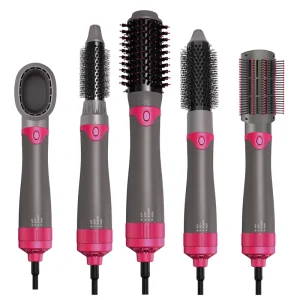 Professional Multi Function Hot Air Comb Three Hair Styler Straight Hair Comb in One Dryer Curling Iron Hair Styling Tools