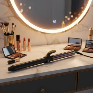 Professional Multifunctional Hair Curler PTC Large Wave Adjustable Heat Settings Long Barrel Styler Curling Iron