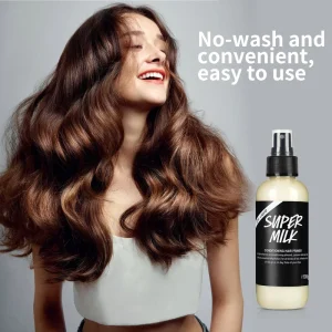 Professional Oat Moisturizing Hair Conditioner Spray Leave in Smoothing Mist Instant Frizz Control Shine Deep Hydration Hair
