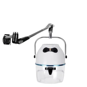 Professional Plastic Wall Mounted Standing Hair Steamer Salon Equipment for Barber Shop Use Deep Conditioning Hair Drying