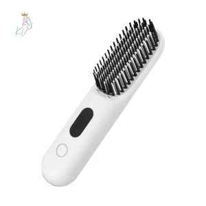 Professional Portable Electric Hair Straightener Comb High Heat Straightener Hot Comb Brush Beauty Personal Care
