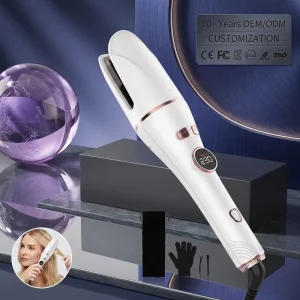 Professional Portable Temperature Control Hair Curling Iron Rotating Spin Curler Hair Curler Automatic