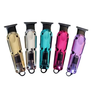 Professional Rechargeable Electric Hair Trimmer Clippers Set for Men Strong Hair Cutting Barber Clipper China Plastic