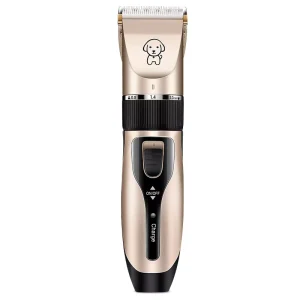 Professional Rechargeable Low-Noise Stainless Steel USB Dogs Grooming Clipper Kit Dog Hair Clippers Grooming Tools