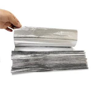 Professional Reusable Hair Coloring Isolation Paper Hair Dyeing Paper Pop Up Aluminum Foil Sheet for Highlighting Hair Color