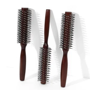 Professional Roll Comb Hair Salon Tools with Multi Use Anti static Wooden Hairdressing Comb Set Kit Hair Brush