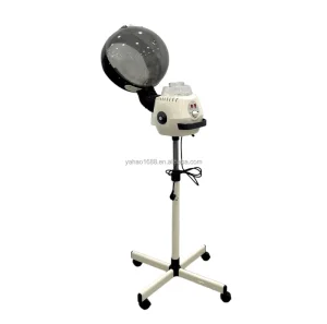 Professional Salon ABS Vertical Hair Steamer with Moisturizing Hood Dryer 110 240V for Soft Shiny Hair