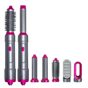 Professional Salon Air Multiplier Technology Hair Styler Set One Step Heated Air Comb Curler