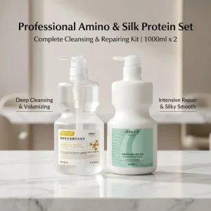 Professional Salon Amino Acid Silk Protein Hair Mask for Damaged Hair Repair Private Label Deep Conditioner Hair Treatment GMPC