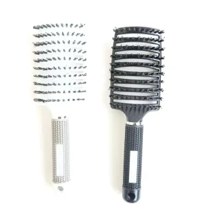 Professional Salon Barber Hair Styling Brushes Combs Boar Bristle Brush