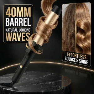 Professional Salon Curling Iron 32 36 40 50mm Electric Portable RV Use Fast Heating Ceramic Keratin OEM ODM Hair Styling Tool