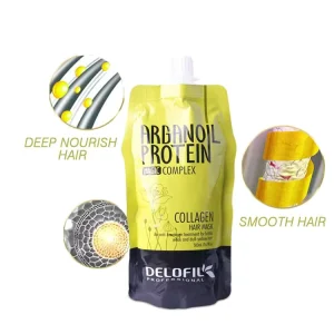 Professional Salon Hair Care Products Organic Keratin Herbal Enriched Proteins Argan Oil Hyaluronic Acid Nourishing Repair Cream