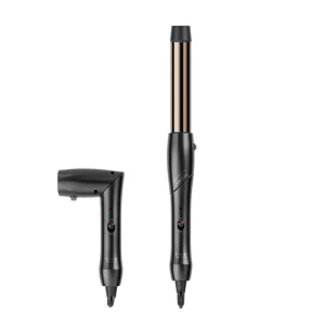 Professional Salon Hair Curling Wand Foldable Handle Interchangeable PTC Fast Heating Hair Styling Tool New Electric Hair Curler