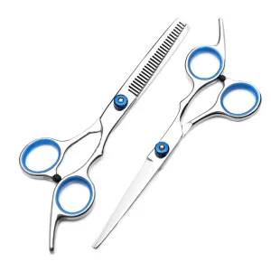 Professional Salon Hair Cutting Scissors Multi Function Shears Stainless Steel Flat Tooth Hairdressing Scissors