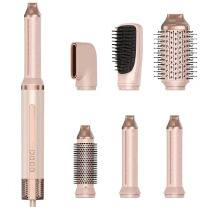 Professional Salon Hair Dryer Set Hair Dryer Machine Hot Cold Air Ion Hair Dryer Styler Brush with Straightener Curling Iron Set