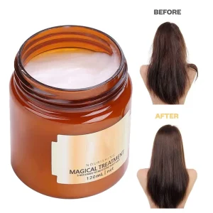 Professional Salon Organic Hair Repair Mask Custom Logo for Damaged Hair Features Keratin and Herbal Ingredients