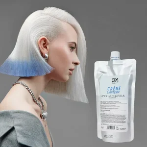 Professional Salon Permanent Custom Oem Organic Private Label Anti Yellow Hair Dye Color Decolore Hair Lightening Bleach Cream