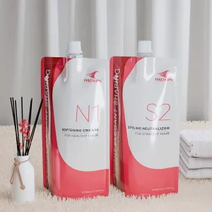 Professional Salon Straightening Cream Private Label Long Lasting Natural Hair Perm Lotion