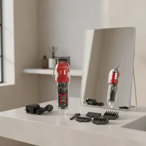 Professional Salon Styling Hair Clipper Rechargeable Wireless Hair Trimmers Suit LCD Display Hair Trimmers Clippers