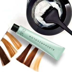 Professional Semi Permanent Ammonia Free Hair Dye Cream with Covers Gray Hair and Long Lasting Color for Salon Use