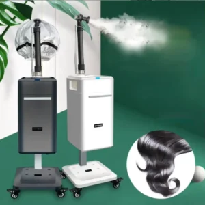 Professional Steam Perm Machine with Cap Hair Care Ozone Repair Nano Micro Mist Spray Steamer for Hair Salon BarberShop
