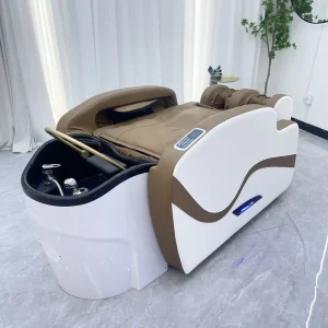 Professional Steamer Hair Washing Chair Modern Spa Head Salon Hair Washing Head Spa Therapy Chinese Thai Shampoo Massage Bed