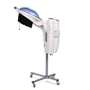 Professional Synthetic Nano LED Micro Mist O3 Ozone Hair Steamer Light Vertical Standing Style Stainless Steel for Spa Beauty