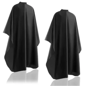 Professional Waterproof Hairdresser Cape Reusable Polyester Pongee with Elastic Loop Closure for Salon Custom Made