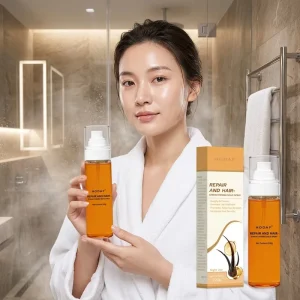 Pumpkin Seed Oil Hair Care Spray Lightweight Mist to Smooth Frizzy Strands for Daily Hair Styling and Routine Maintenance