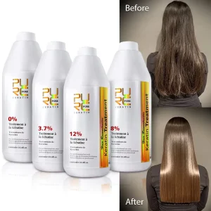 Pure Keratin Treatment Organic Professional Brazilian Keratin Smoothing Hair Treatment Straightening Cream 1000ml