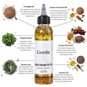 Pure Natural Rosemary Growing Oil Serum Private Label Essential Scalp Herbal Hair Care Oil for Hair Growth Nourishing Oil