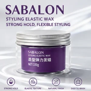 Purple Dream Organic Vegan Texturizing Hair Wax with Matte Finish and Strong Hold