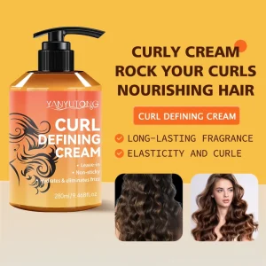 Quick Styling Volumizing Elasticizer Moisturizing Curl Cream for Hair Post Perm Curl Shaping