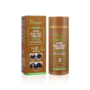 Quick Thick Hair Easy Clean 100% Natural Brown Hair Volume Building Fibers Powder for Men Women