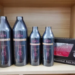 Ready Stock Formaldehyde Free Full Set Care Series Hydrolyzed Keratin & Brazilian Keratin Anti Frizz Smoothing Hair Treatment