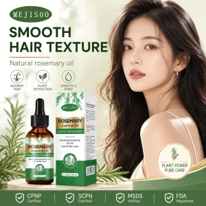 Ready to Ship 30ml Natural Rosemary Essential Oil for Hair Growth & Scalp Care Strengthening Damaged Hair Nourishing Oil