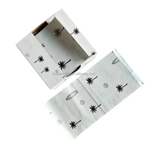 Ready to Ship Pre cut Aluminum Hair Foil Supplier 127x279mm Embossed Aluminum Hair Foil Manufacturer Random Design in Stock