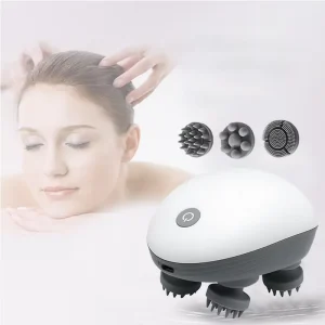 Rechargeable Electric Scalp Massager Head Relaxation Device for Stress Relief