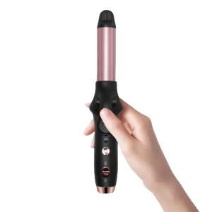 Rechargeable Wireless Hair Curler Automatic Rotating with PTC Heater LED Temperature Display for Home Hotel Use Electric Source