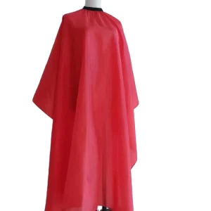 Red Barber Cape HOLE Custom Hairdressing Cape With Hand Slits Barber Tools Hair Cutting Cape