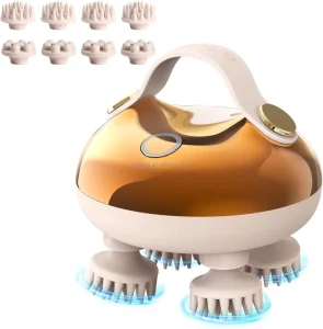 Red Light Therapy Hair Head Massage Machine Headache Relief Device IPX7 Scalp Head Massager Electric