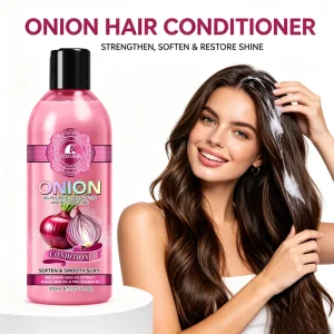 Red Onion Extract Hair Conditioner Smoothing Repairing Treatment for All Hair Types OEM Salon Use