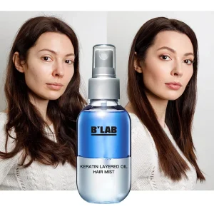 Repair Hair Serum Keratin Oil Moisture Layer Anti Frizz Treatment Smoothing Silky Repair Hair Oil Serum for Frizzy Hair