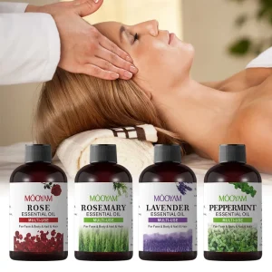 Restore Soft Beautiful Skin Pure Essential Oil Peppermint Lavender Rosemary Rose 100% Pure Nature Massage Oil for Hair Smoothing