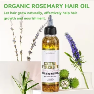 Rosemary & Fenugreek Hair Growth Oil for Hair Loss Treatment & Scalp Care Nourishes Damaged Fine Hair saveton