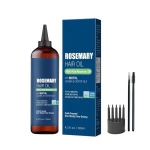 Rosemary Hair Care Essential Oil Contains Biotin Jojoba Oil and Castor Oil Hot Selling in Cross border Markets