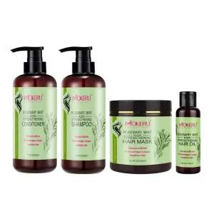 Rosemary Hair Growth Shampoo and Conditioner Set Organic Sulfate Free with Rosemary Oil for Repair