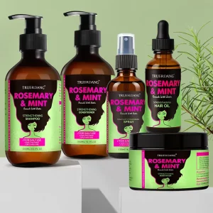 Rosemary Mint Oil Anti Hair Loss Treatment Mask Growth Products Shampoo and Conditioner Hair Care Sets for Repair