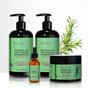 Rosemary Mint Strengthening Shampoo and Conditioner Set Provide Nourishment Smoothness Rosemary Hair Oil Hair Mask